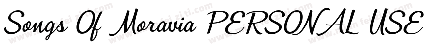 Songs Of Moravia PERSONAL USE Regu字体转换